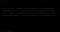 Desktop Screenshot of maryhutchisondesign.com