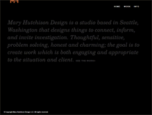 Tablet Screenshot of maryhutchisondesign.com